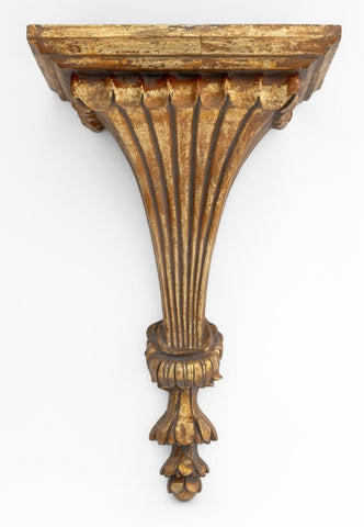 French Empire Style Gilt Composition Wall Sconce