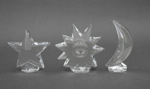 Baccarat Celestial Crystal Paperweights, 3
