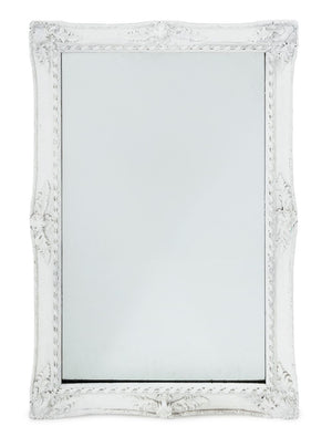 Louis XV Style White Painted Wall Mirror (9896017756467)