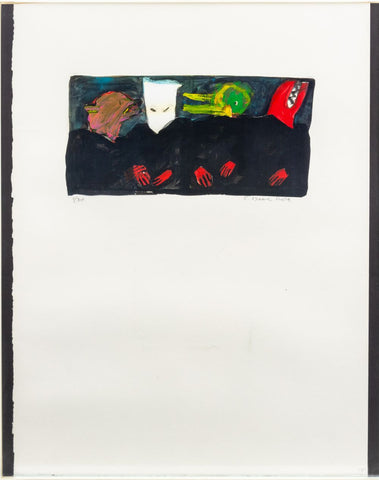 Edith Isaac Rose Four Figures Offset Lithograph