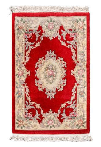 Chinese Floral Motif Rug, 6' 9