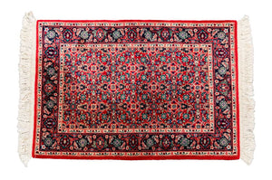 Persian Floral Motif Small Rug, 3' 6.5" x 2' (9856526483763)