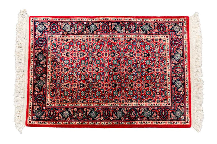 Persian Floral Motif Small Rug, 3' 6.5" x 2'