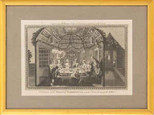 English School "Celebration of the ..." Etching