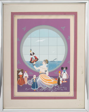 Erte "Les Poupees Russes" Serigraph, 1979 (9894523109683)