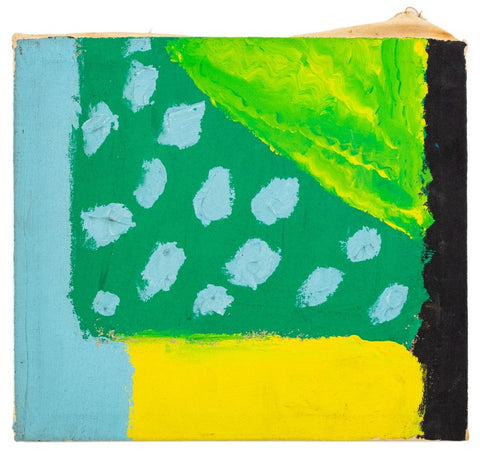 Sara Pines Abstract Composition Oil, 1975