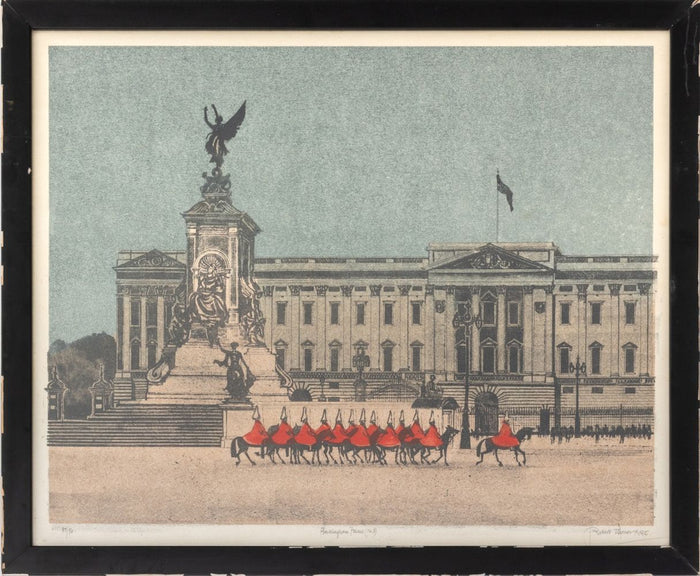 Robert Tavener "Buckingham Palace No. 3" Linocut