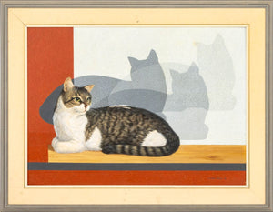 F. Dawn Snell "Me and My Shadows" Mix Media, 1989