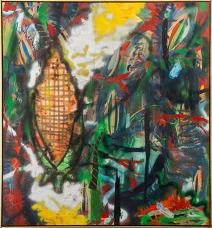 Napoleon Brousseau "Mais Fantome Sans Cible" Oil (9858736783667)