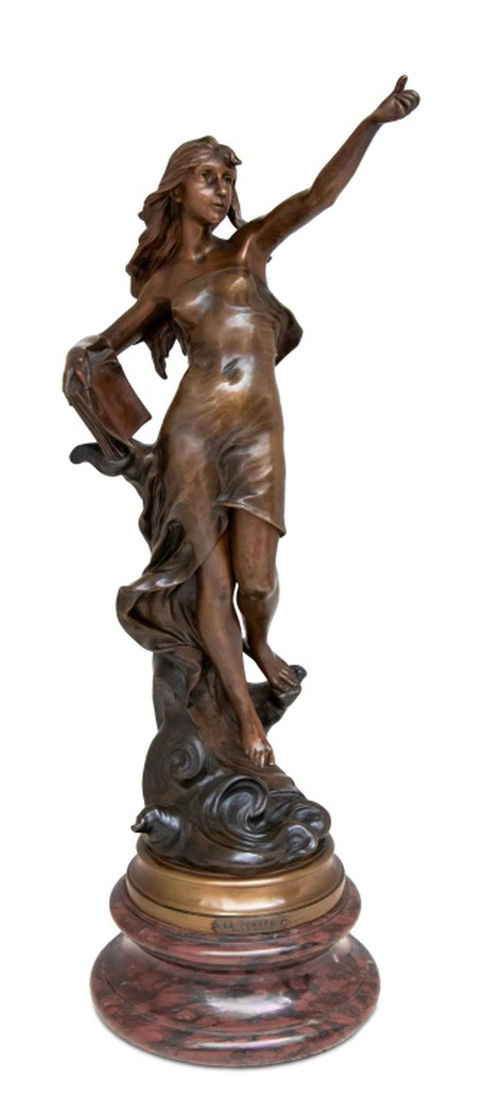 Jean-Baptise Germain "La Pensee" Patinated Bronze