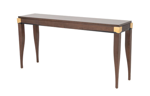 French Art Deco Style Satinwood Console Table
