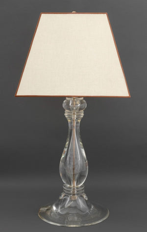Italian Clear Glass Table Lamp (9855214846259)