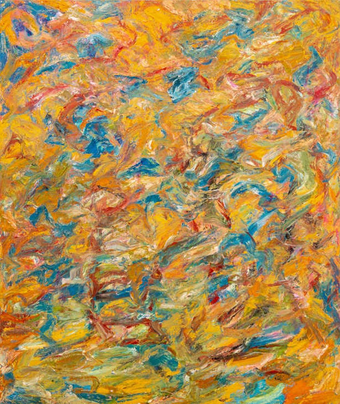 Andy Miller Abstract Composition Oil on Canvas