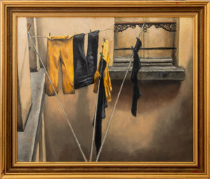 Debra Goertz "Wash Day" Oil on Canvas
