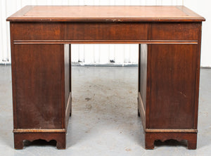 Georgian Style Mahogany Pedestal Desk (8920556831027)