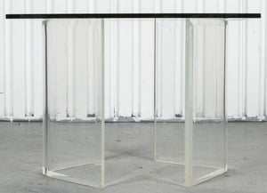 Pace Manner Modern Glass And Lucite Dining Table (8920559321395)