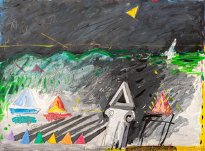 Elfi Schuselka "Monument to Monoliths" Mixed Media (9891631759667)