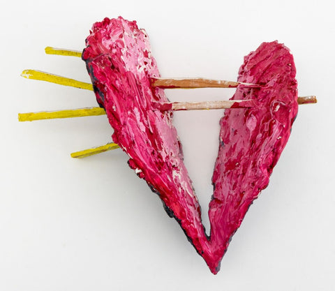 Elfi Schuselka Shot Through The Heart Sculpture