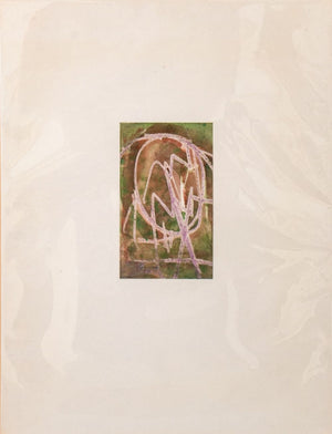 Maurice Sievan "Inclined" Mixed Media, 1970 (9846885744947)