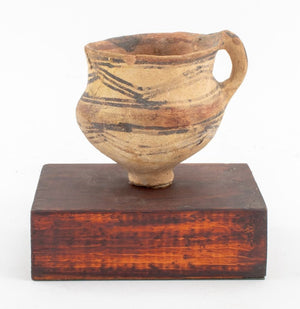 Chinese Neolithic Pottery Handled Cup (9842549489971)