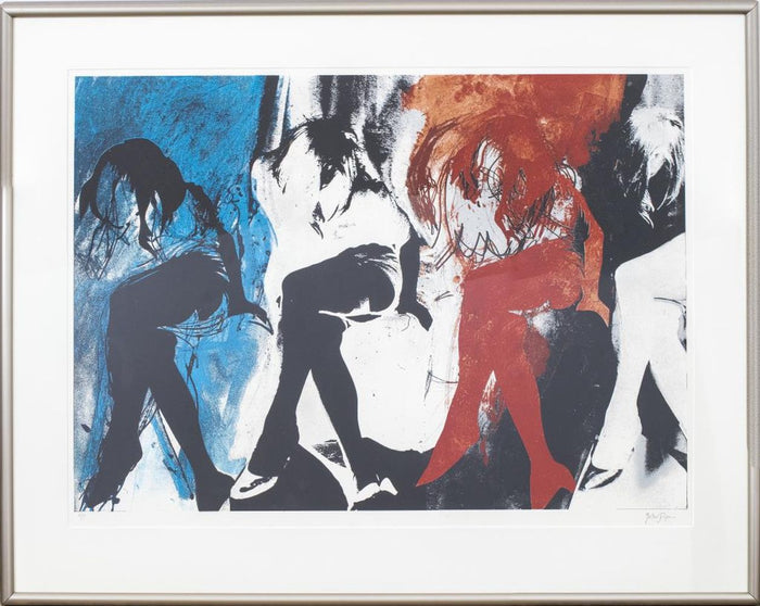 John Piper "Eye & Camera: Blue & Red" Serigraph