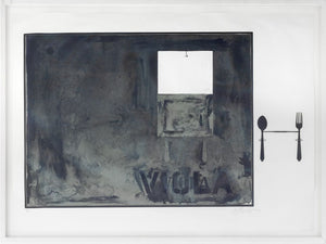 Jasper Johns "Viola Black State" Lithograph, 1972