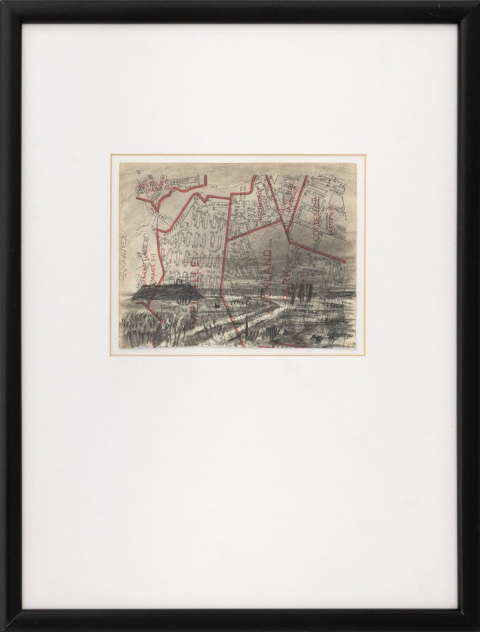 William Kentridge "Waldsee 1944" Charcoal, 2003