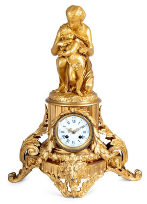 Louis XVI Style Ormolu Figural Clock (9802911482163)