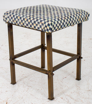 Diminutive Square Brass Stool (8920558600499)