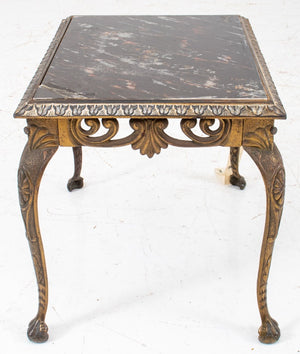 Gilt Metal and Glass Occasional Table (8920558698803)