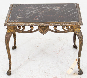 Gilt Metal and Glass Occasional Table (8920558698803)