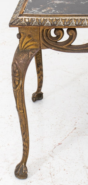 Gilt Metal and Glass Occasional Table (8920558698803)