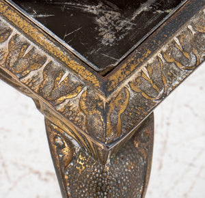 Gilt Metal and Glass Occasional Table (8920558698803)