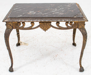 Gilt Metal and Glass Occasional Table (8920558698803)