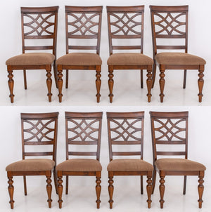 Modern Dining Chairs with Upholstered Seats, 8 (8920557158707)