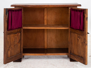 Spanish Renaissance Revival Oak Side Cabinet (8920555192627)