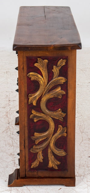 Spanish Renaissance Revival Oak Side Cabinet (8920555192627)