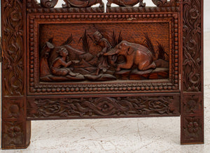 Anglo-Indian Rosewood Two Panel Screen (8920557814067)