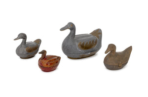 Chinese Duck Form Covered Boxes, 4