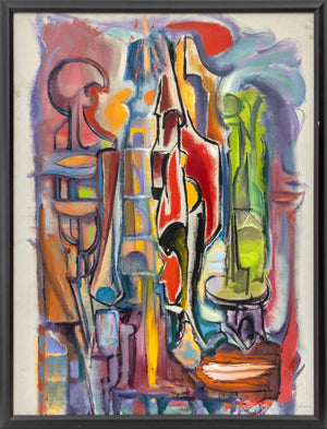 David Atkins "The Flame" Oil on Canvas