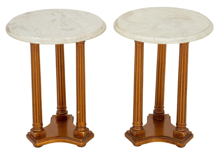 Neoclassical Revival Gilt Wood Side Table, 2