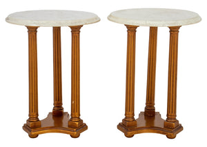 Neoclassical Revival Gilt Wood Side Table, 2 (8920558928179)