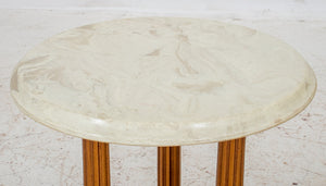 Neoclassical Revival Gilt Wood Side Table, 2 (8920558928179)