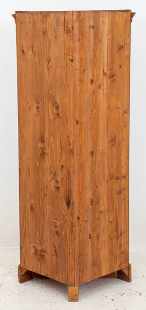 Austrian Biedermeier Walnut Corner Cabinet, 19 C (8920565154099)