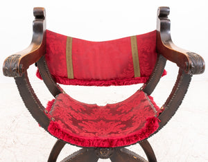 Renaissance Revival Savonarola Chair (8920558436659)
