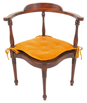 Georgian Manner Mahogany Corner Chair (8920559911219)