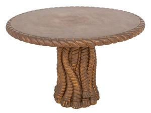 Dorothy Draper Style Rope and Tassel Table (8920565055795)