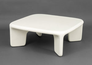 Four Hands "Dante" White Concrete Coffee Table