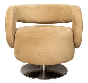 Milo Baughman Manner Swivel Chair (8920554504499)