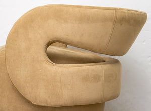Milo Baughman Manner Swivel Chair (8920554504499)